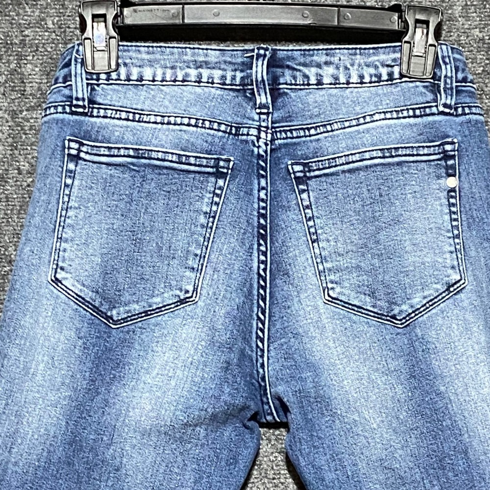 Miss Me Bootcut Jeans Women's 28 Medium Wash Distressed Mid Rise Denim M1001B54 - Picture 9 of 11